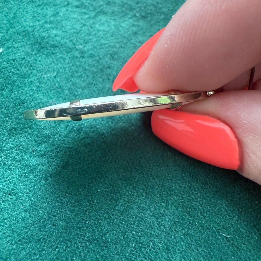 Kendra Scott Gold Ivory Drop Earrings - Picture 5 of 5